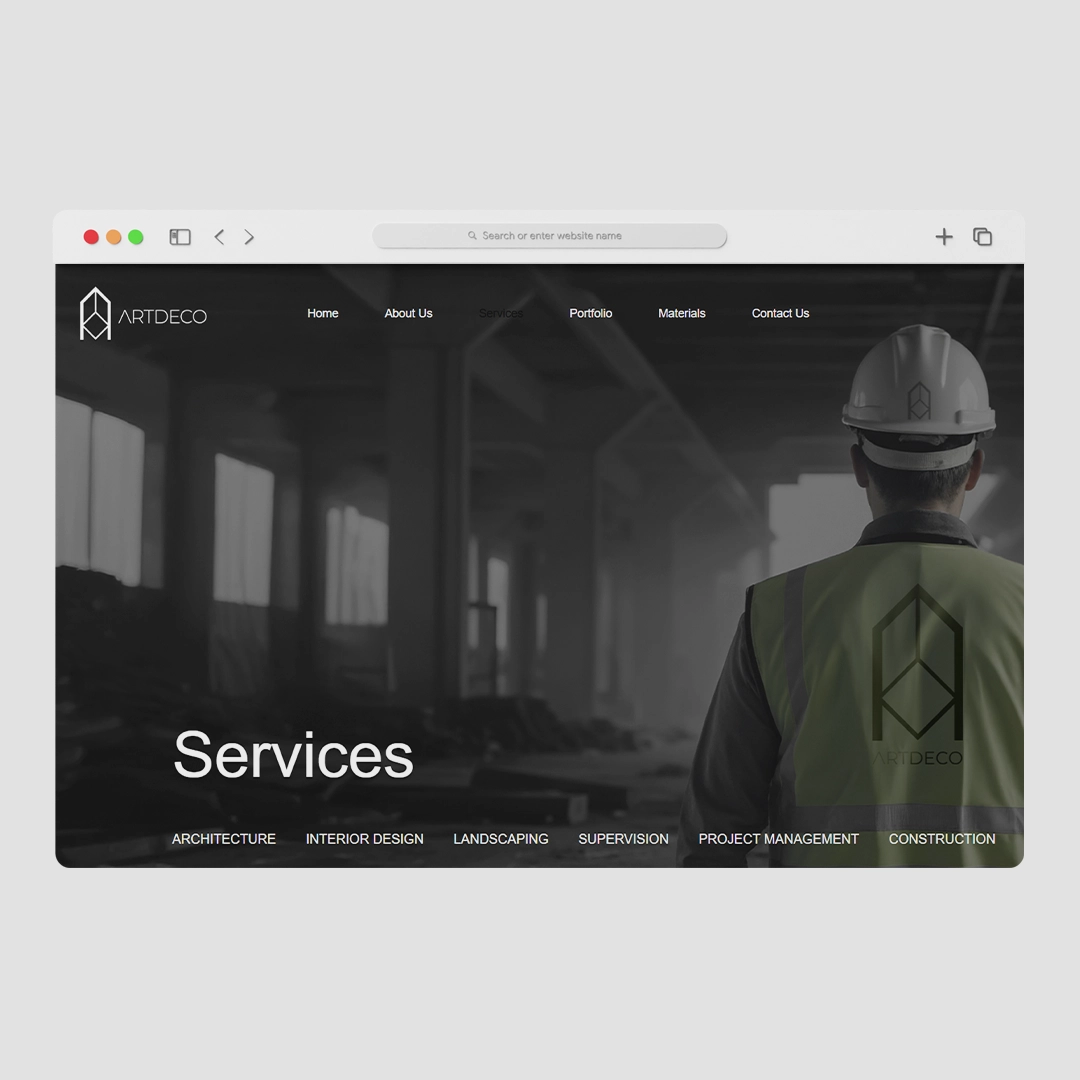 Artdeco Website 3